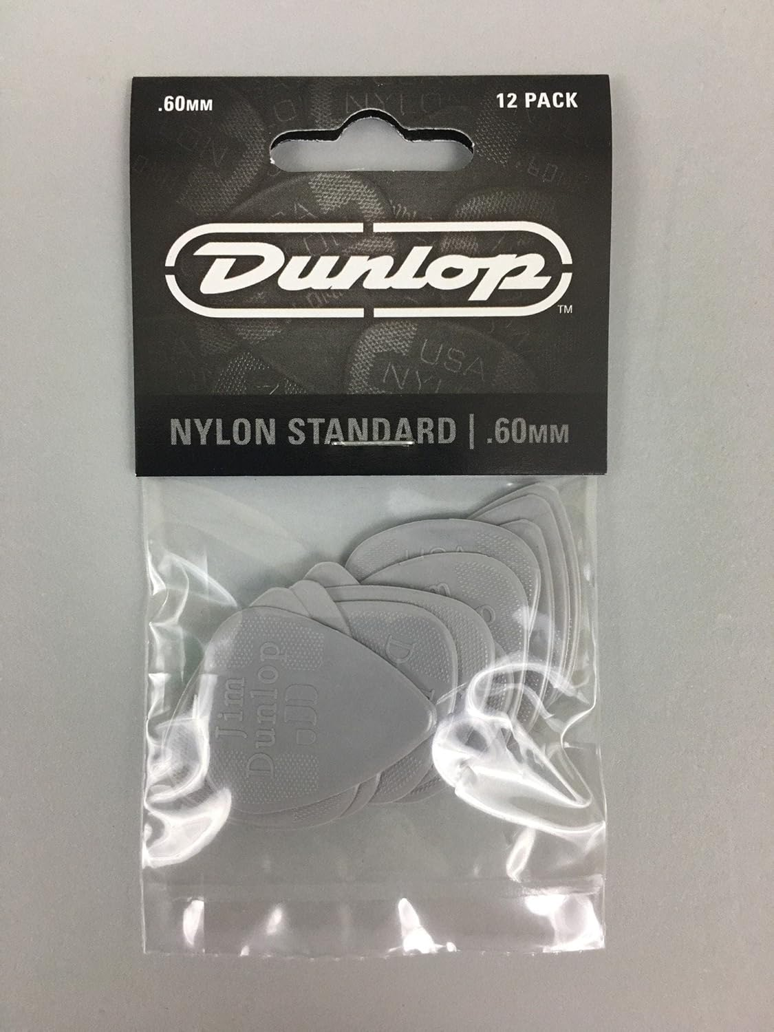 Dunlop 44R.60 Nylon Standard, Light Gray, .60Mm, 72/Bag - .60Mm, 12 Pack