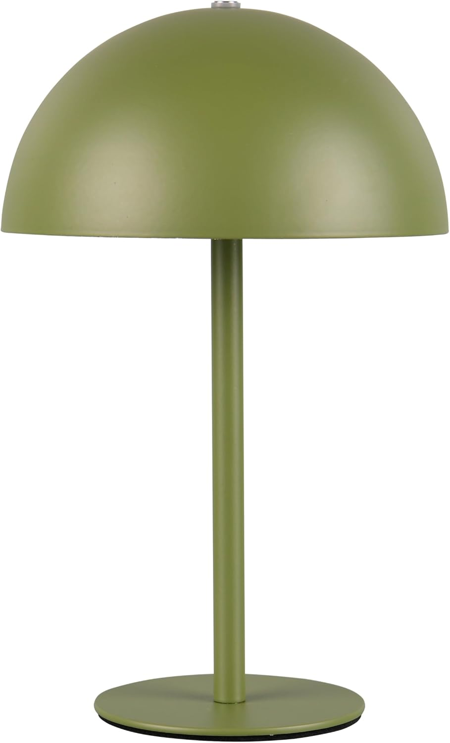 Reality Leuchten Munoz R54891115 LED Battery Table Lamp Metal Matte Green with 1.3 Watt LED, 4-Way Touch