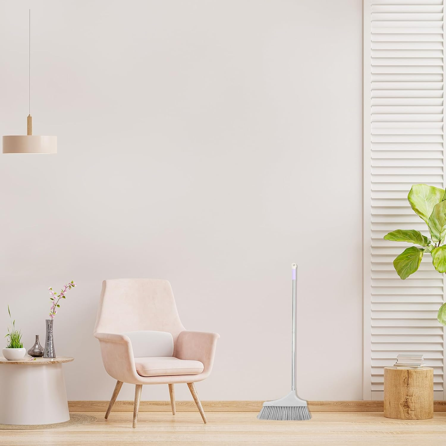 DOITOOL Stainless Steel Replacement Mop Rod Two-Section Metal Broom Extension Pole with Hanging Household Cleaning Handle for Floor and Bathroom Polished Surface Easy to Clean image number 4