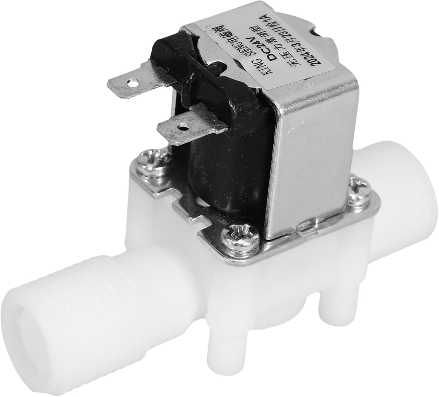 MUCKLILY 5Pcs Electric Solenoid Valve Normally Closed for Garden Water Control Water Solenoid Valve for Sprinkler Systems and Gardening image number 2