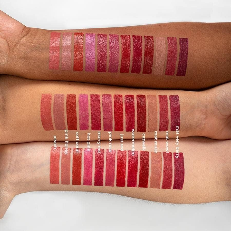 Benecos Benecos Natural Lipstick Wow, 4.5 Ml - Dark Pink/Red image number 2