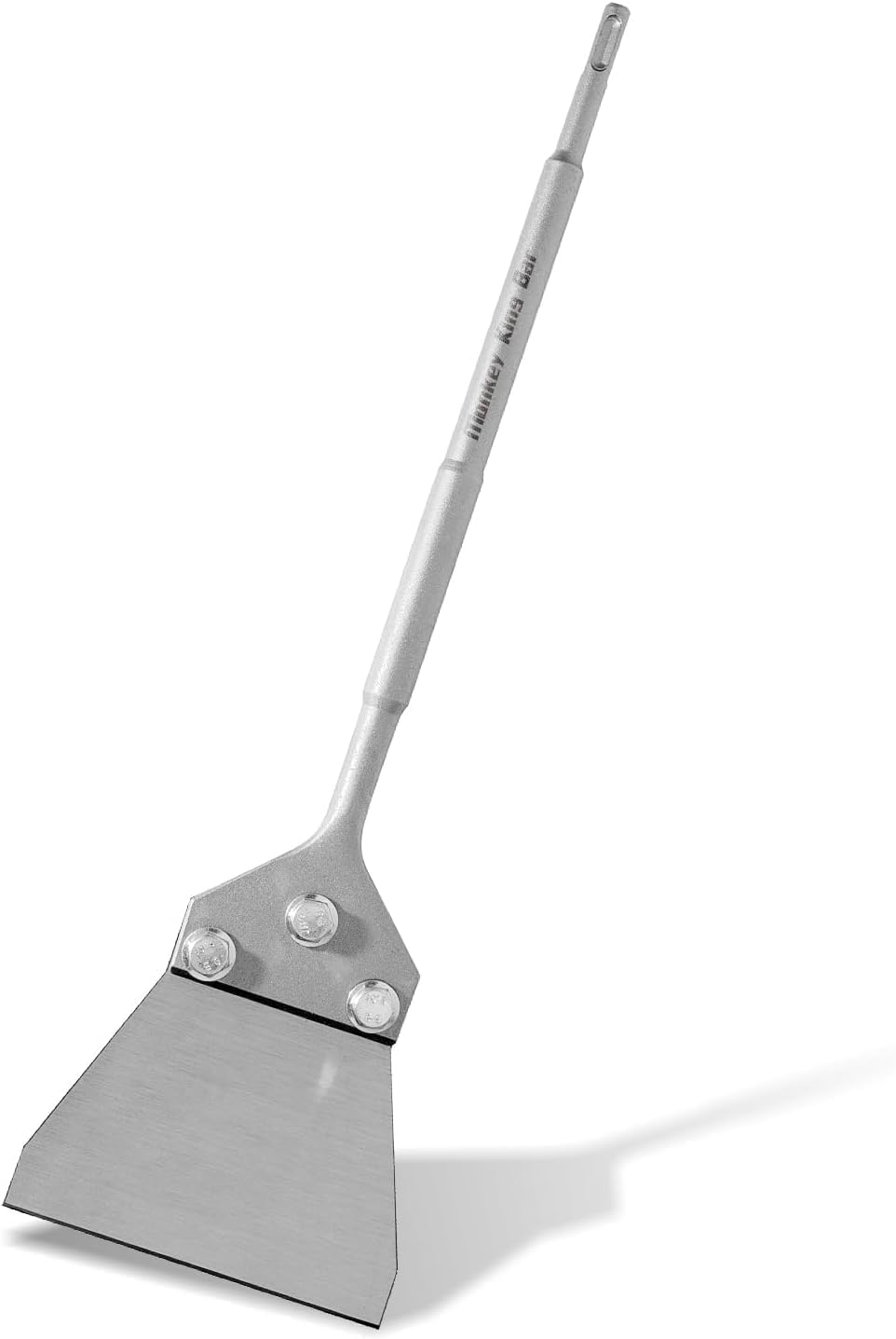 Monkeykingbar 5" Sds-Plus Floor Scraper Chisel - Flooring Removal Tool for Thinset & Tile Chisel Used for Clean Old Tiles, Laminates, Rust, and More (5.1X17.1") image number 4