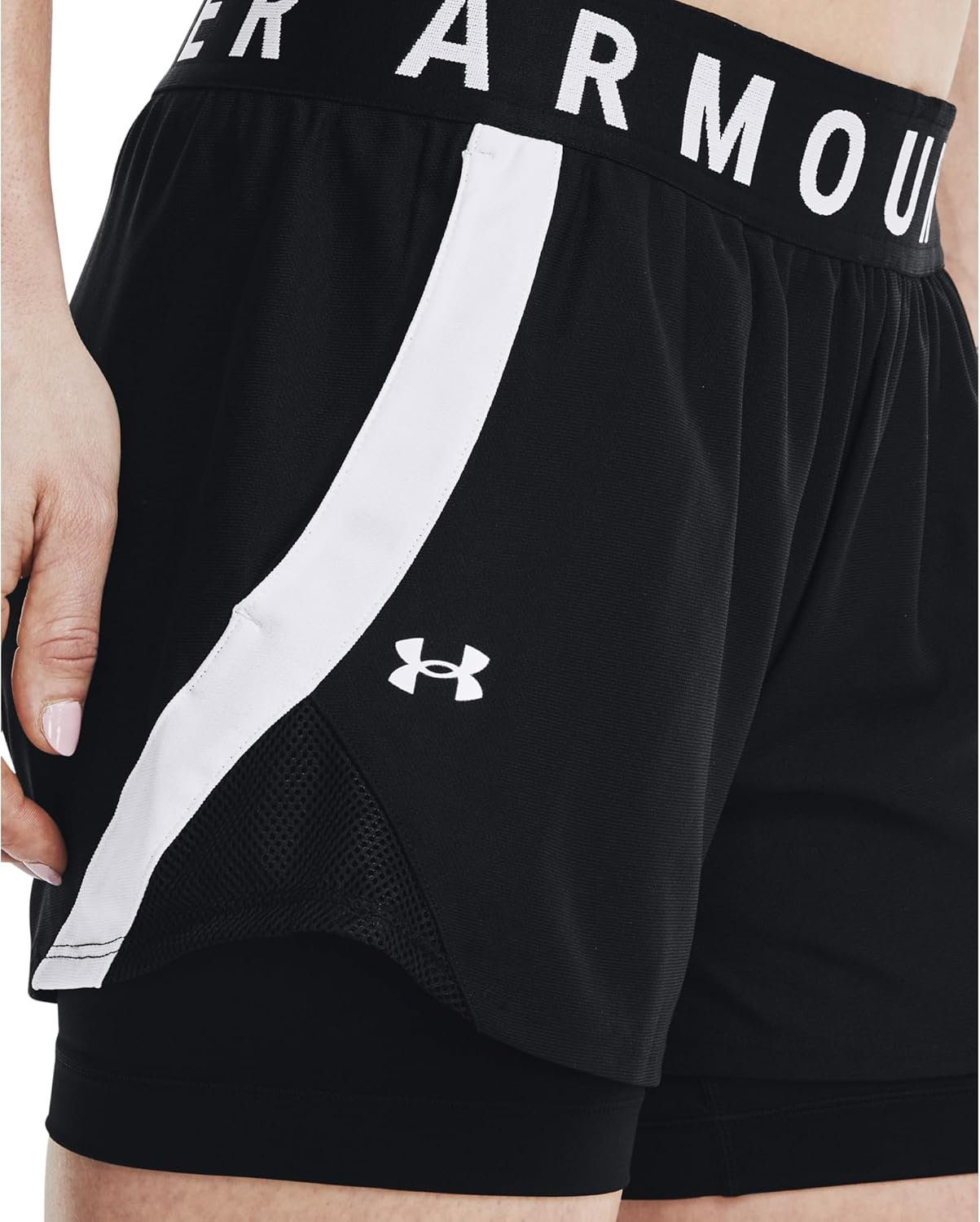Under Armour Women'S Play up 2 in 1 Shorts image number 5