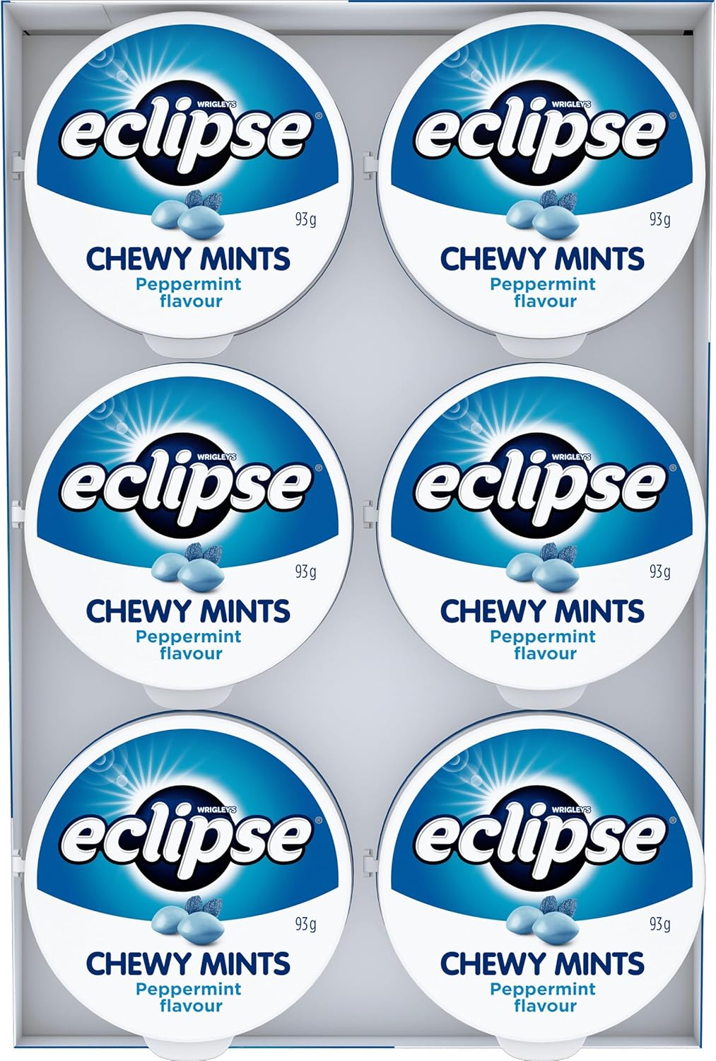 Eclipse Peppermint Chewy Mints 93G Bottle (Case of 6) image number 3
