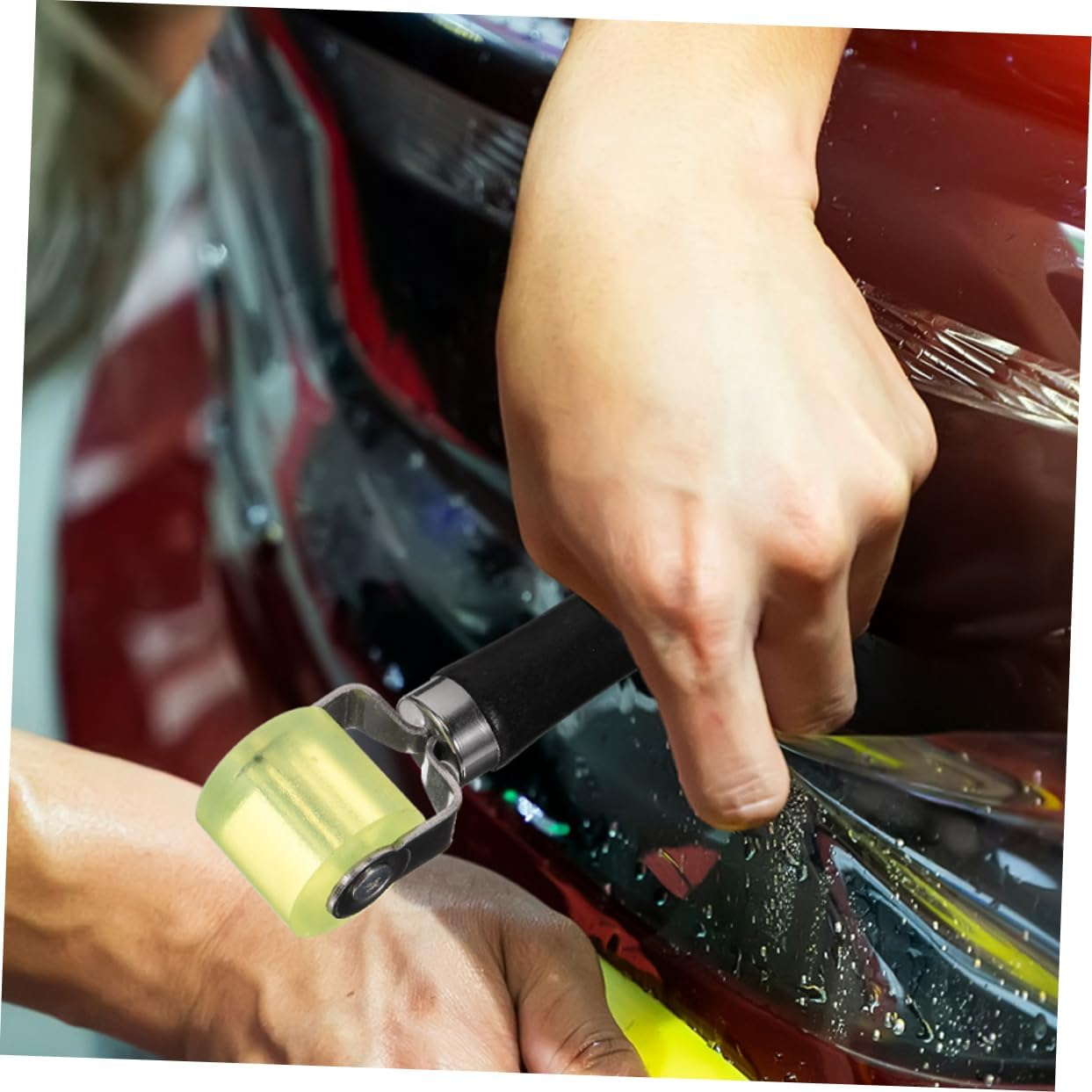 LALADEFIEE Automotive Sound Deadening Roller for Noise Insulation and Vibration Reduction Rubber Seam Tool for Car Compact and Design image number 6