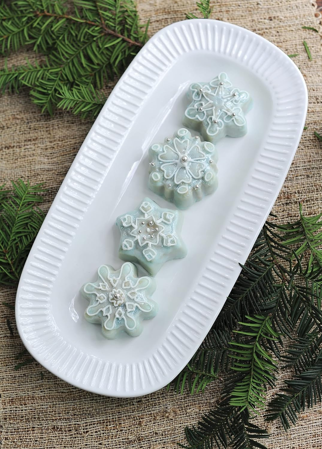 Nordic Ware Frozen Snowflake Cakelet Pan, Metallic image number 5