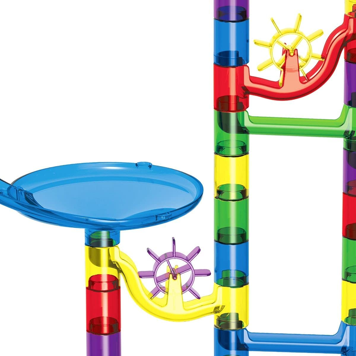 122PCS Marble Run Game - Marble Race Track Light Marbles Games Kids Gift image number 2