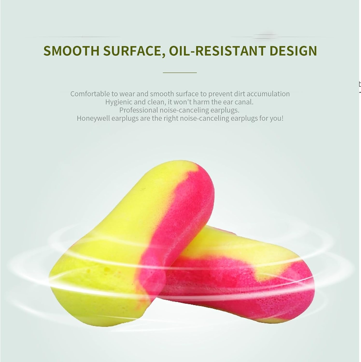 Honeywell Disposable Foam Earplugs,Soft Earplugs Foam for Sleeping Travel Safety Study Noise,(Contains 25 Single Bags) image number 5