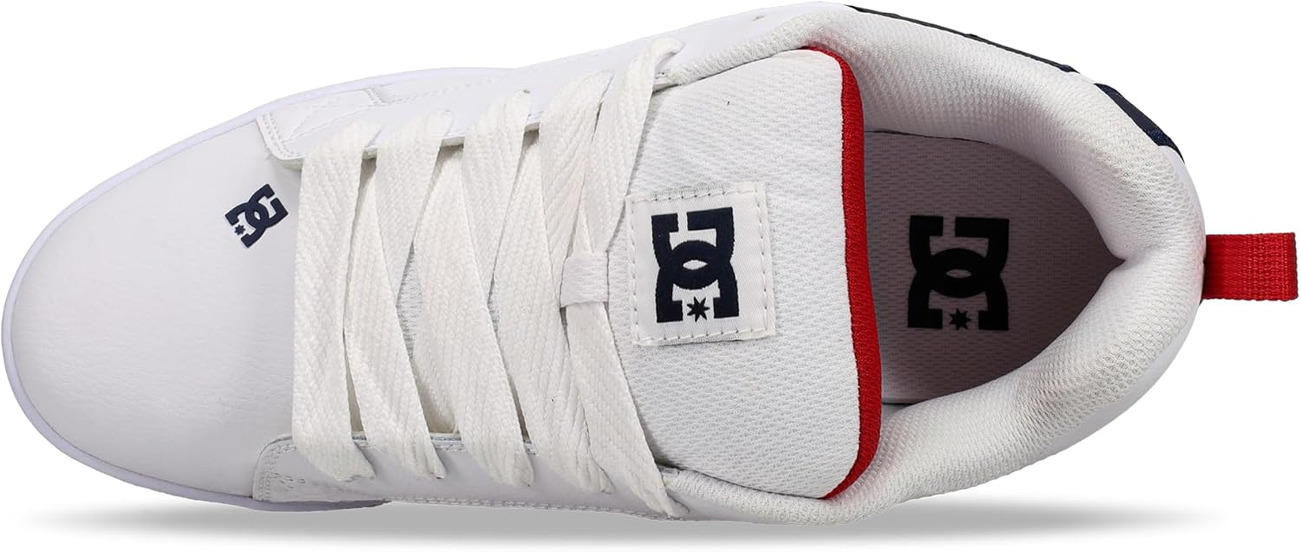 DC Men'S Court Graffik Skate Shoe, Black/Blue image number 6