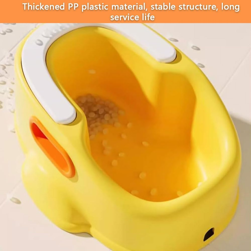 Portable Pet Bathtub &ndash; Foldable PP Shower Basin with Side Groove Handles, Multi-Functional Dog & Cat Bath Tub for Small to Medium Pets, Indoor & Outdoor Use image number 6