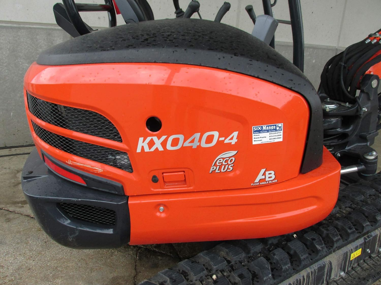 Durafit Seat Covers, Black Waterproof Seat Covers for Kubota KX080 Excavator KX033,U35,KX040 in Waterproof Endura, U35