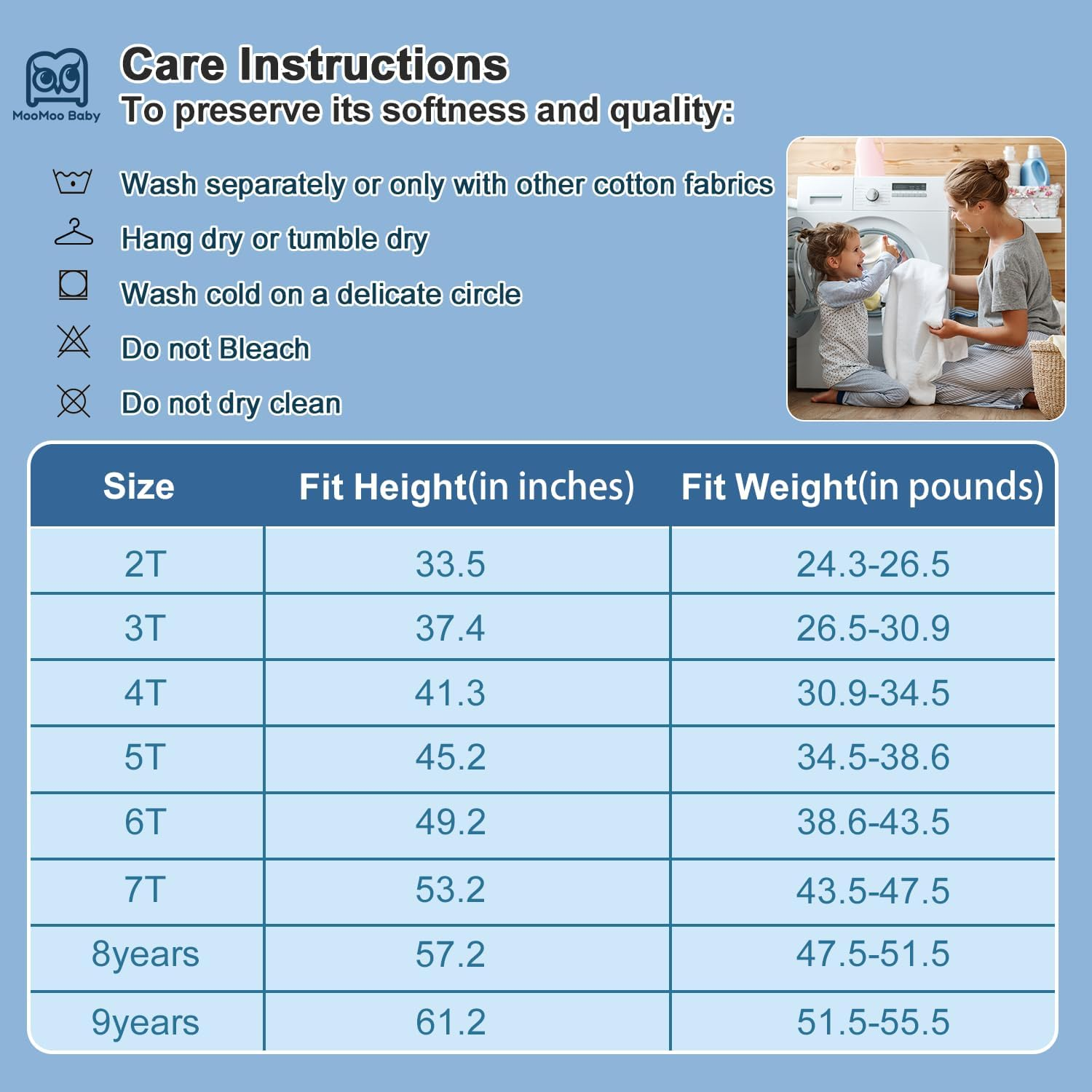 Moomoo Baby Absorbent Potty Training Underwear 6 Packs Cotton Training Pants for Boys 6T