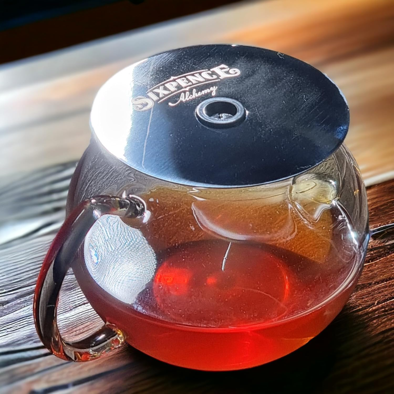 Sixpence Alchemy Cocktail and Food Smoke Infuser with Wood Chips - Portable Kitchen Smoking Gun - Indoor Smoker Kit for Drinks (Whiskey, Old Fashioned, Bourbon) and Food (Cheese, Meat, Fish) image number 3