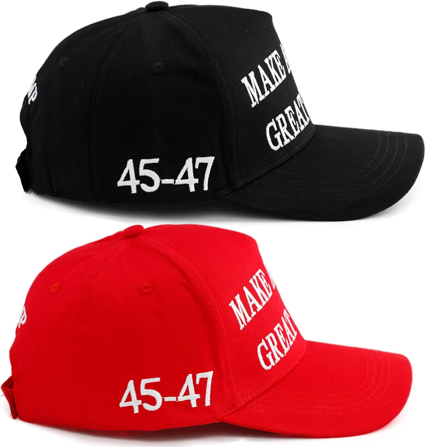 Nigua MAGA Hat,45-47 Trump 2024 Hat Make America Great Again Slogan Baseball Cap