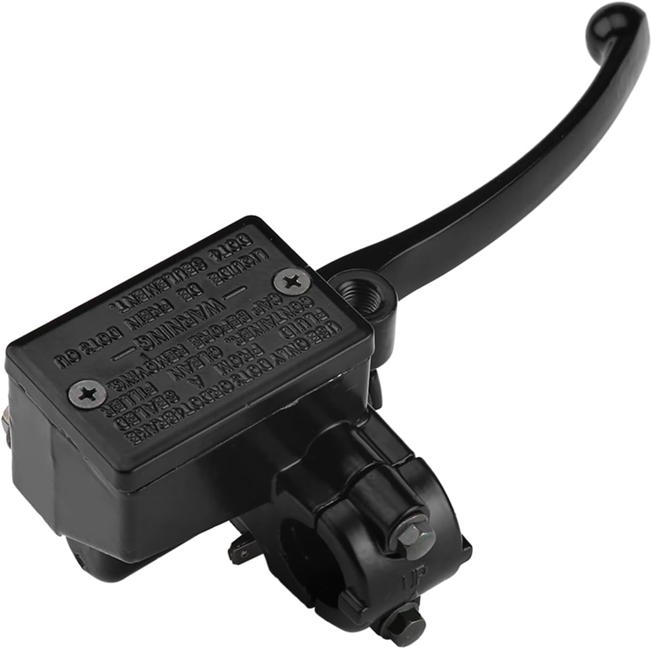 Motorcycle Front Brake Master Cylinder, Premium Aluminum Alloy, Stable Performance, with 7/8 Handlebar (Black) image number 1