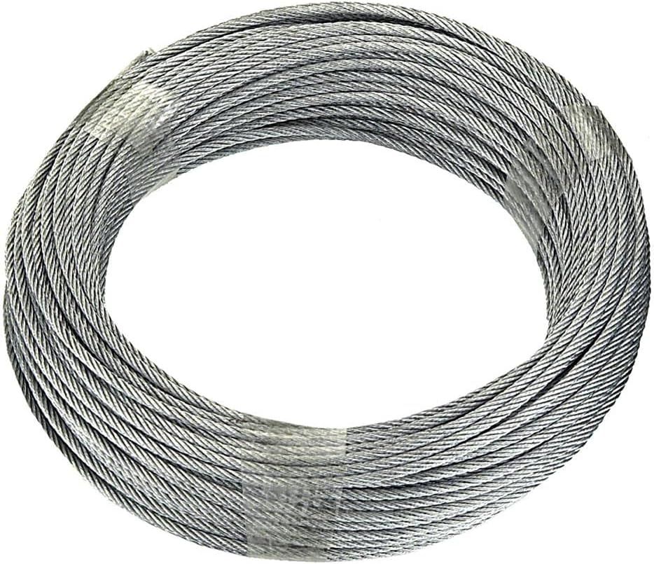 Connex DY2701383 Wire Rope with Textile Fibre Core 30 M X 2 Mm Galvanised