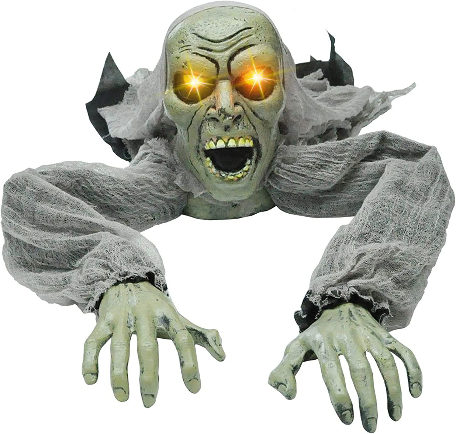 JOYIN Halloween D&eacute;cor Groundbreaker Zombie with Sound and Flashing Eyes for Halloween Yard Garden Outdoor Indoor Decorations