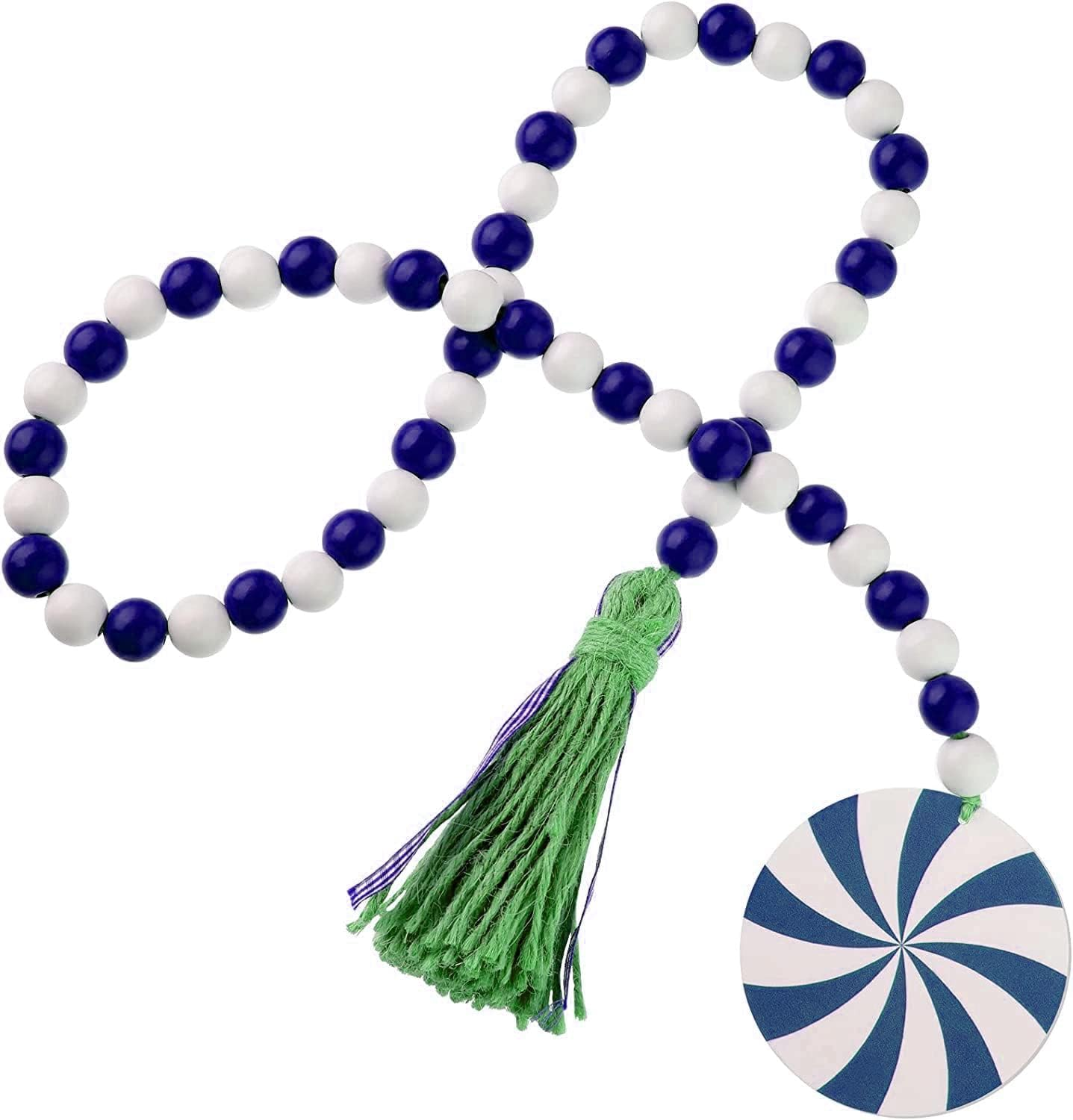 100Pcs DIY Natural Wooden Beads Unfinished round Wooden Loose Beads for Crafts,Bracelet, Big Natural round Ball Wood Beads (10Mm) image number 1