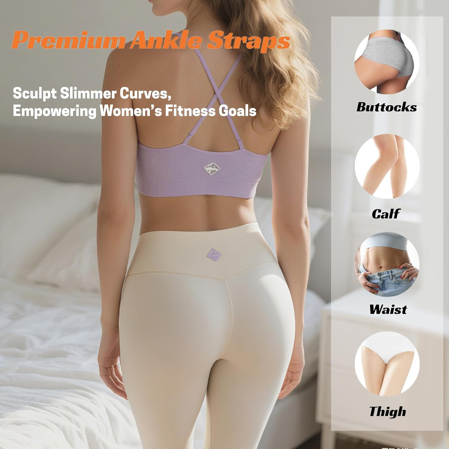 Resistance Bands with Handles, 3-Level Fitness Bands Set for Home Gym Workouts, Physical Therapy, Strength Training for Women & Men, Includes Door Anchor - Beignner(10-15-25Lb) image number 2