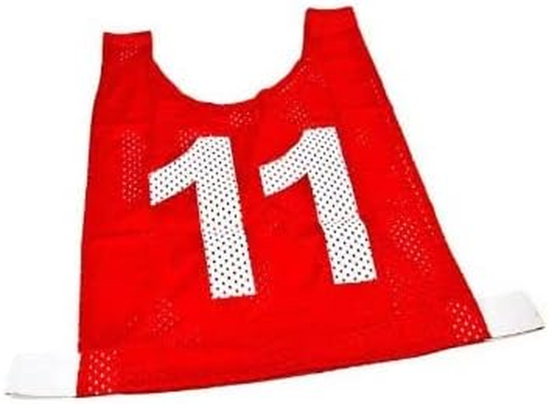 Basketball Mesh Training Bib Set Junior (4-13) - Red