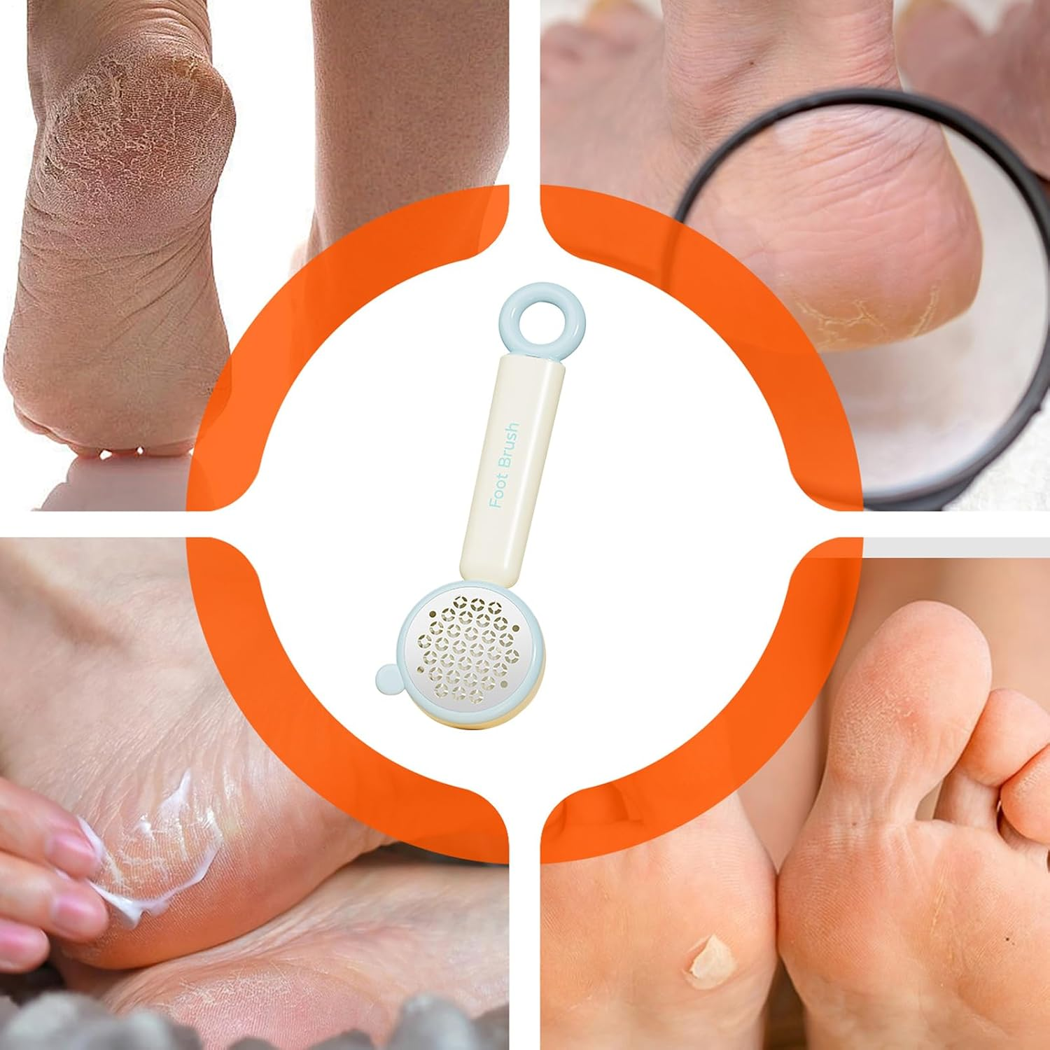 Rronnoy Foot File | Double-Sided Portable Effortless Callus Remover,Rasp Grater Foot Care Scraper | for Men Adults Lovers Family Friends