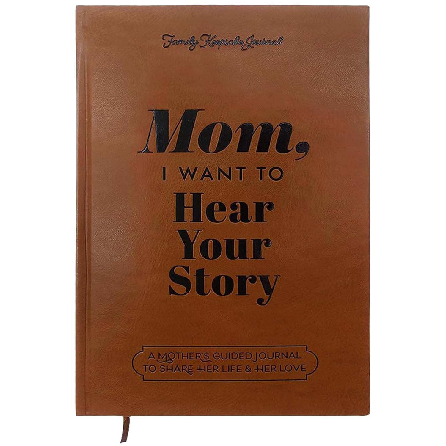 Mom, I Want to Hear Your Story: Journal Bound Hardback for Mother'S Day Birthday Gift with Ribbon Bookmark, a Mother&rsquo;S Guided Journal to Share Her Life and Love (Hear Your Story Notebooks) image number 2