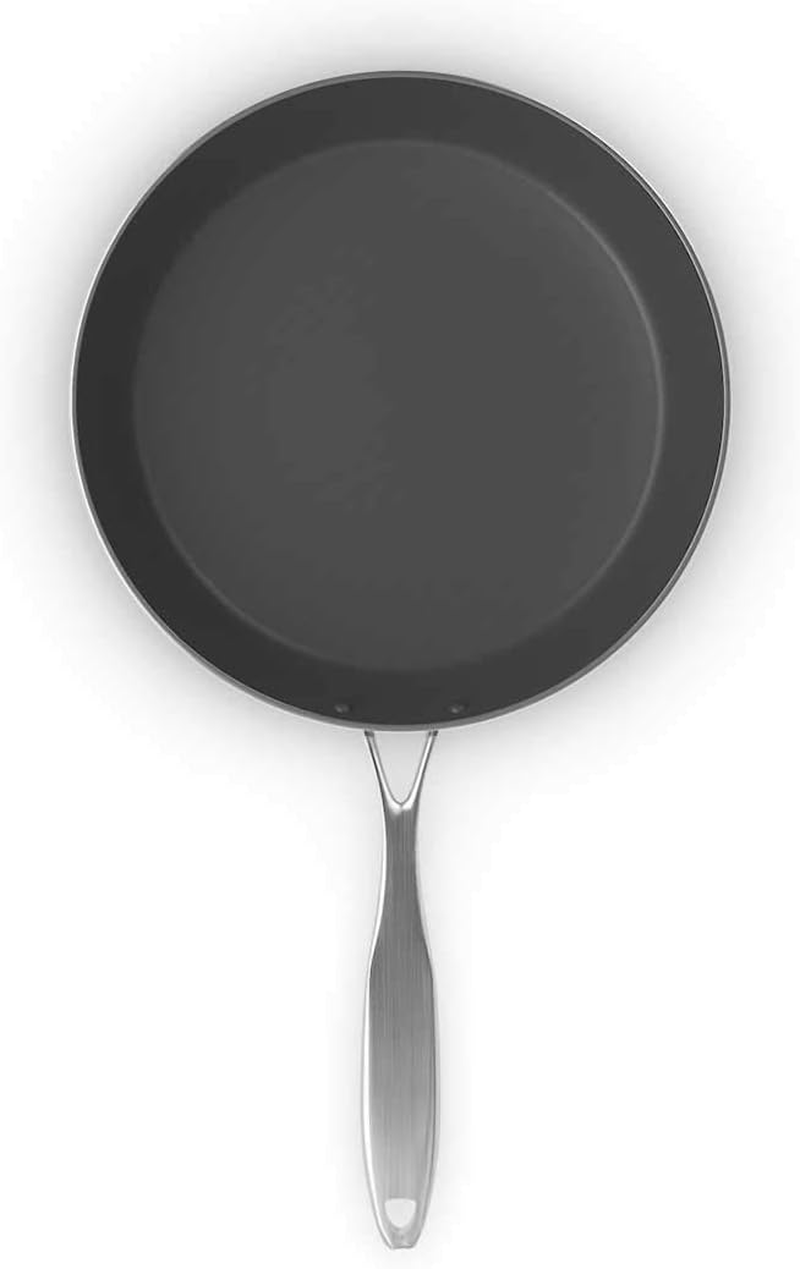 SOGA Stainless Steel Fry Pan Induction Frying Pan Non Stick Interior 220 * 43Hmm image number 4