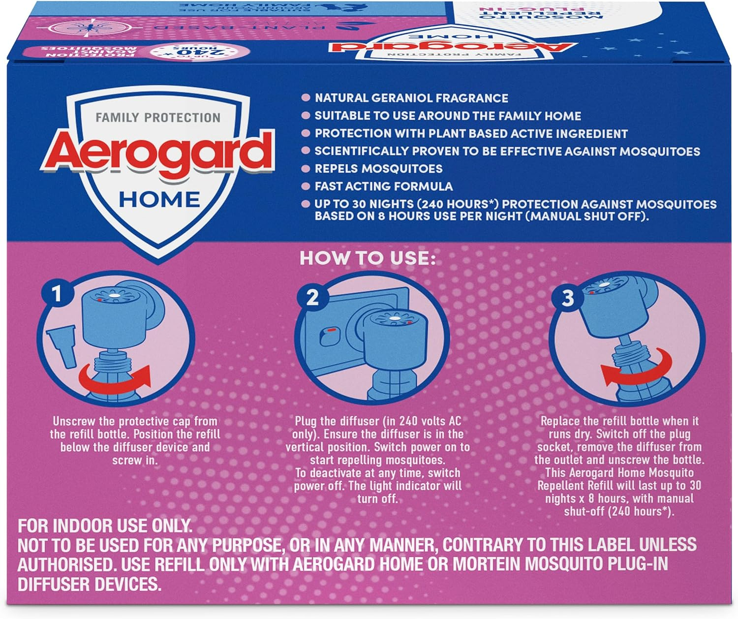 Aerogard Home Mosquito Repellent Electric Plug-In 25Ml