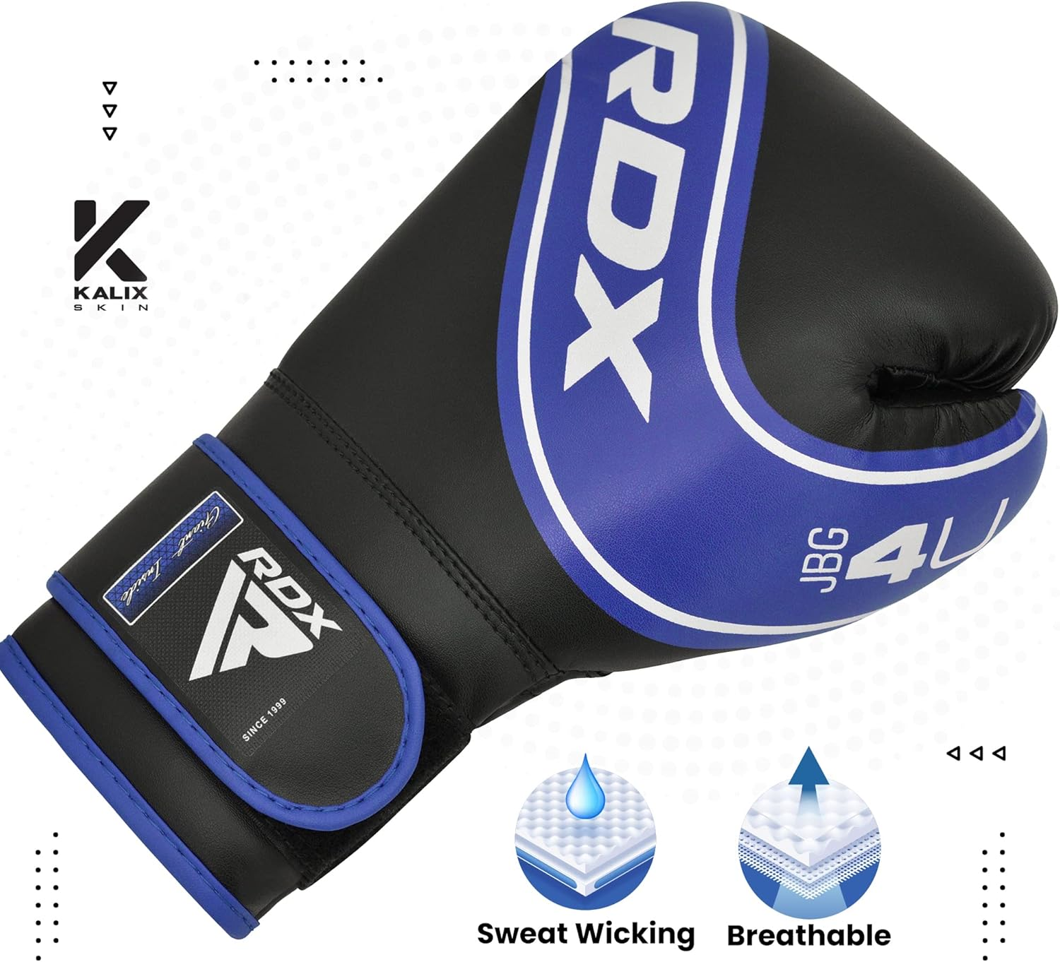 RDX Kids Boxing Gloves, 6Oz 4Oz Junior Training Mitts, Maya Hide Leather Ventilated Palm, Muay Thai Sparring MMA Kickboxing, Punch Bag Speed Ball Focus Pads Punching Workout, Youth Games Fun image number 1
