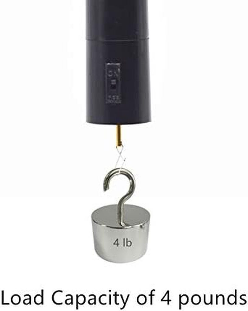 3 Pieces of Wind Spinner Motor Battery Operated for Hanging Display Yard Wind Spinners Outdoor Sculptures - Load Capacity of 4 Pounds - Black image number 7