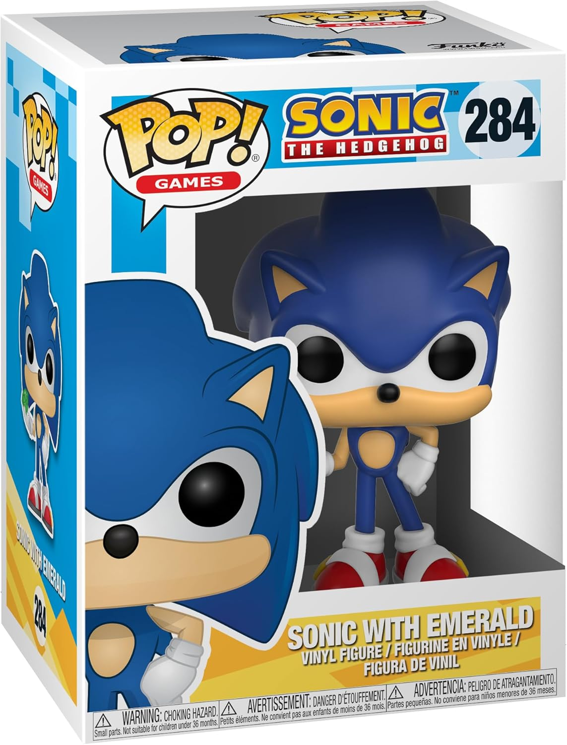 FUNKO POP! Games: Sonic - Sonic with Emerald image number 1
