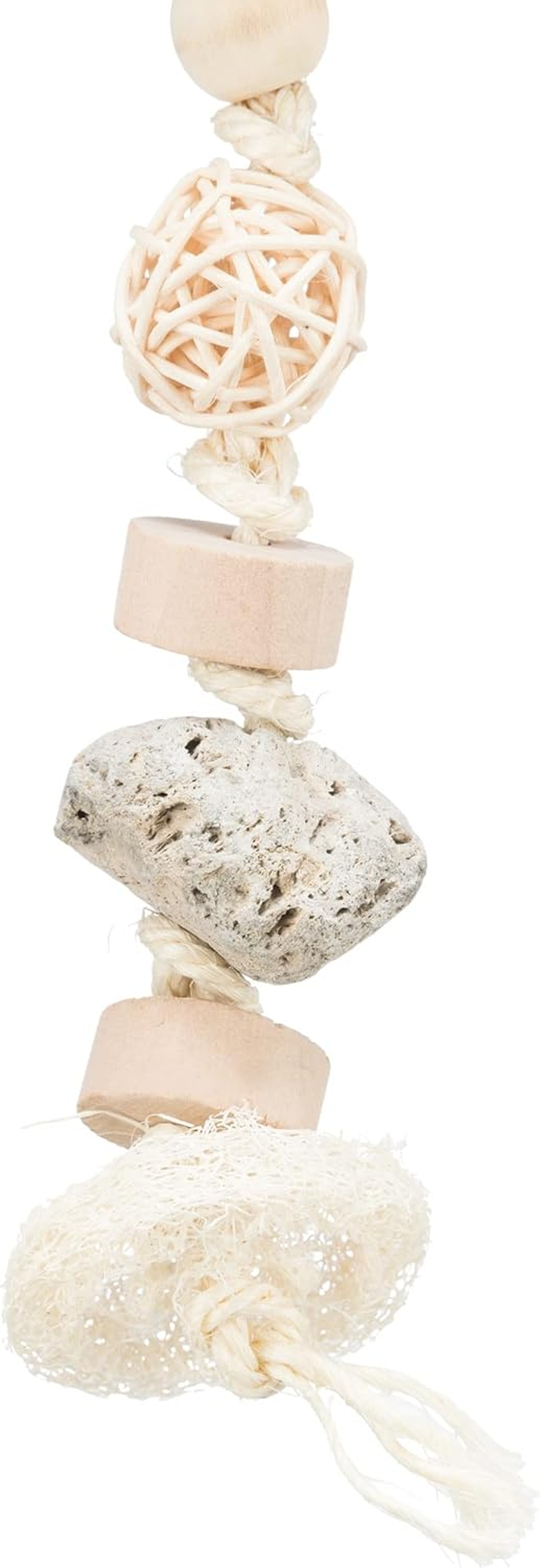 TRIXIE Natural Toy, Coconut/Rattan/Lava Stone image number 1