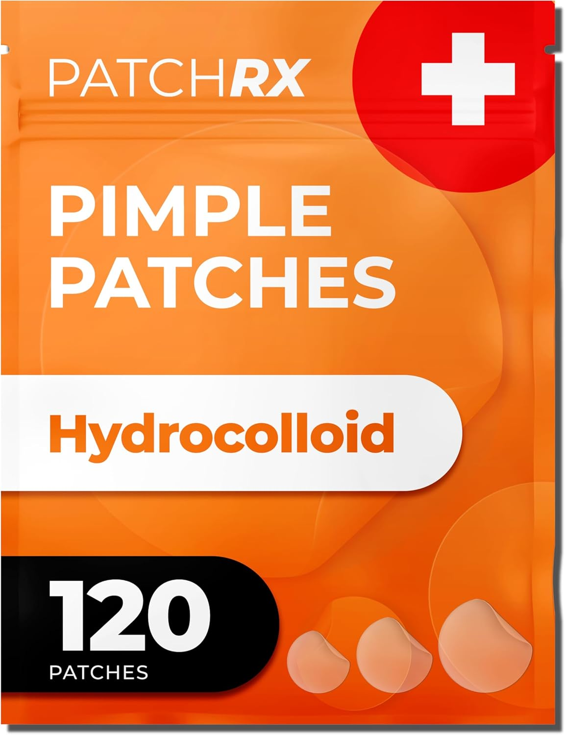 Patchrx Acne Patches (120 Count), Hydrocolloid Pimple Patches for Face - Zit Patch Acne Dots - Cystic Acne Patches Treatment - Pimple Patch with 3 Size Acne Stickers image number 2