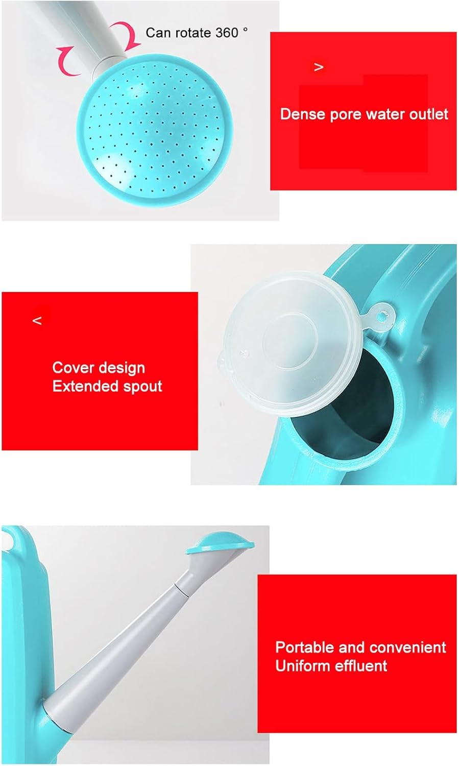 Watering Can for Indoor Plants Outdoor Large Capacity Water Can with Removable Spikes for Indoor Plants, Bonsai Plants and Garden Flower (5L) image number 5