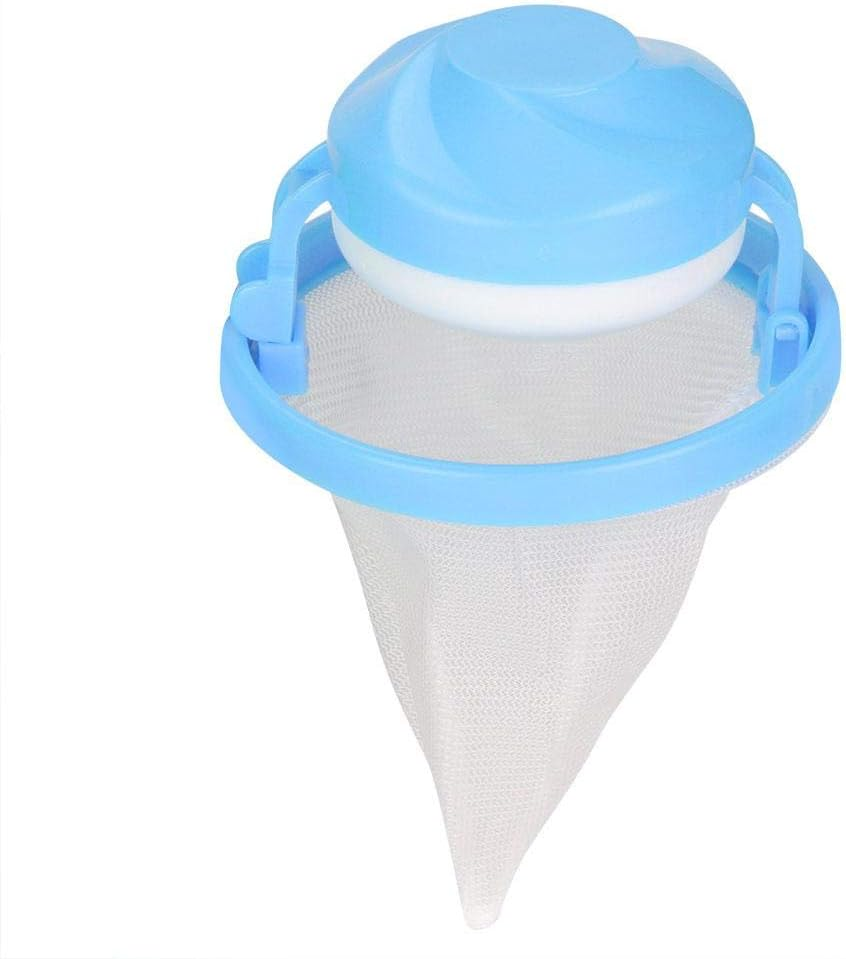 Floating Lint Mesh Bag Pet Hair Collector, Laundry Filter Bag for Washing Machine, 3.74 * 4.92 Inch(Blue) image number 6