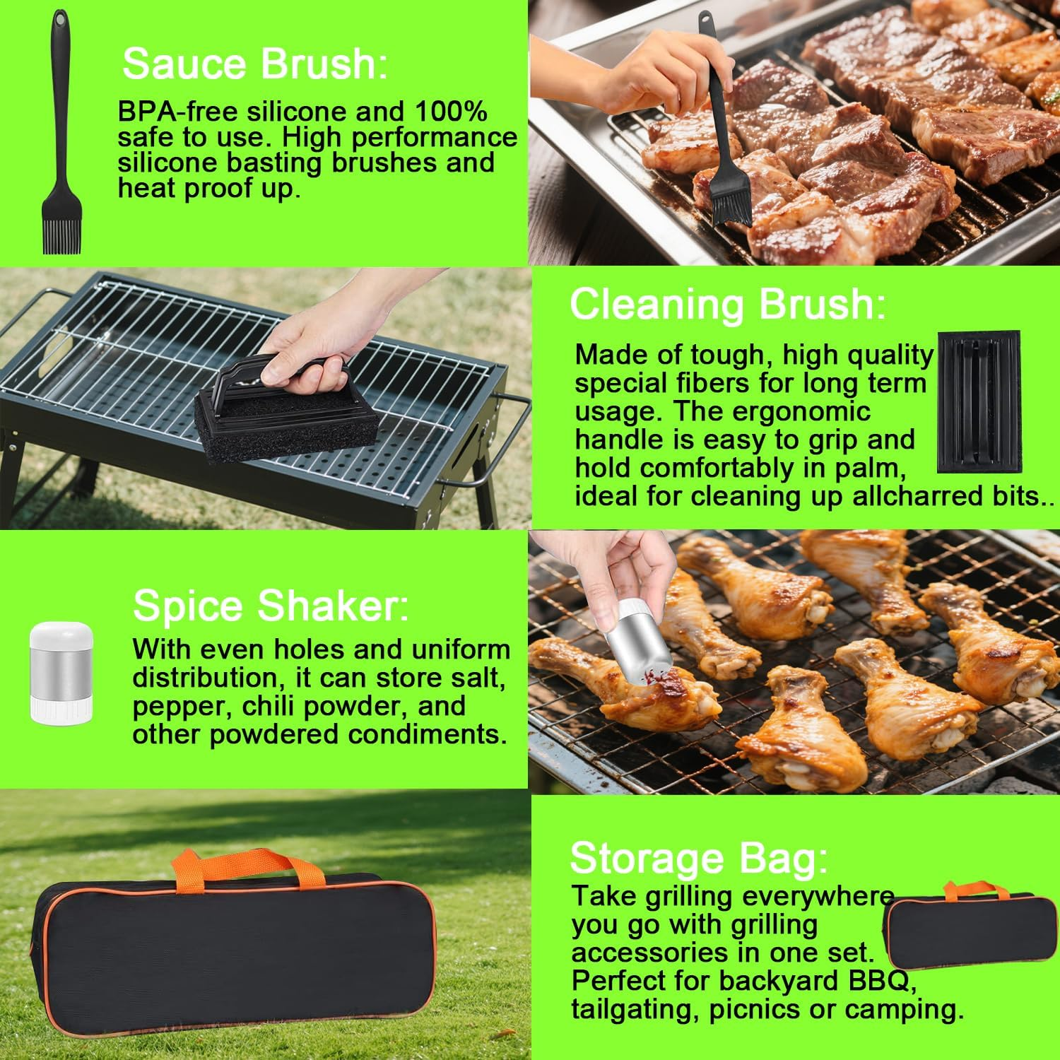 35PCS Griddle Accessories Kit, Flat Top Grill Accessories Set for Blackstone and Camp Chef, Grill Spatula Set with Enlarged Spatulas, Basting Cover, Scraper Tools for Outdoor Backyard Garden Barbecue image number 1