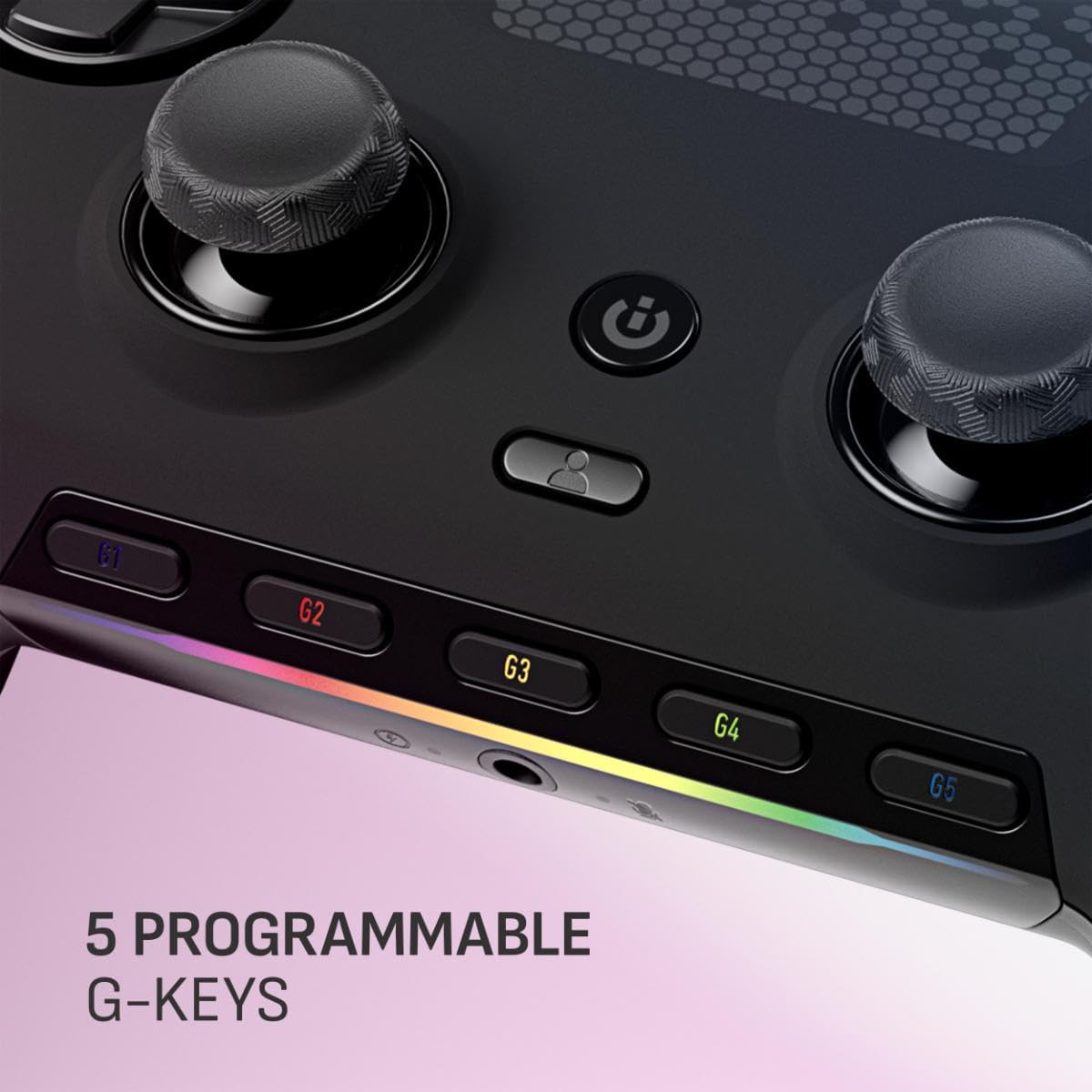 SCUF Envision Wired PC Only Gaming Controller &ndash; Anti-Drift Thumbsticks &ndash; Five Remappable G-Keys &ndash; Remappable Back Paddles &ndash; Black image number 4