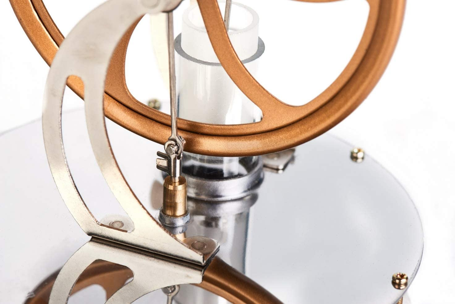 Sunnytech Low Temperature Stirling Engine Motor Steam Heat Education Model Toy Kit (LT001) - Grey image number 5