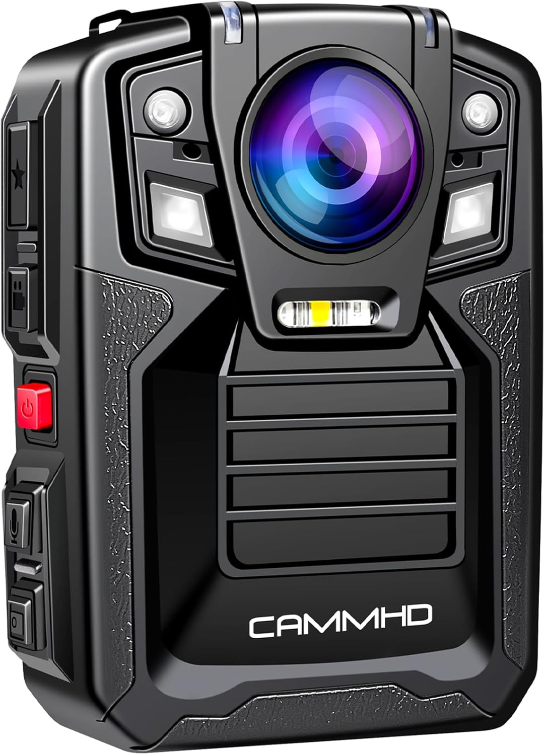 CAMMHD V8Pro-64Gb 4K Body Camera, Dual Batteries Wearable Camcorder Video Camera with Audio, 170&deg; Wide Angle Night Vision Body Cam for Police Security Guard Personal Safety Night Adventure image number 3