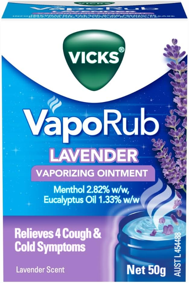 Vicks Vaporub Lavender Decongestant Cough Cold Rub 50 Gram image number 4
