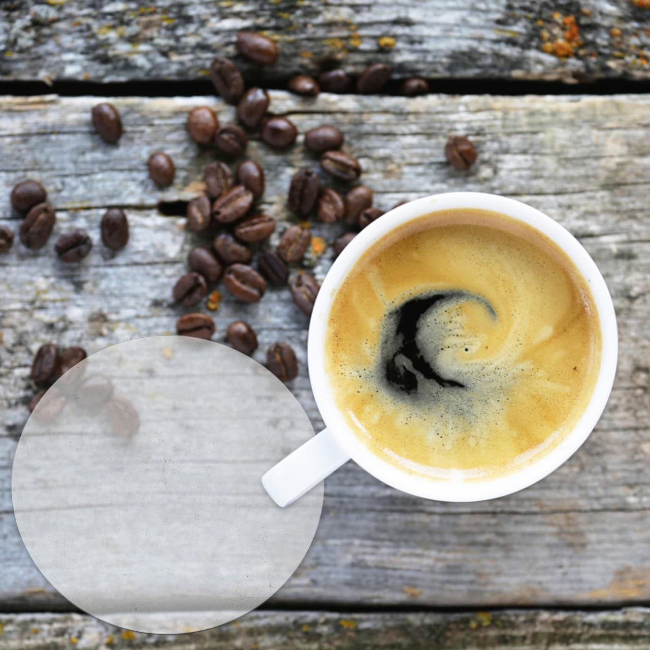 COHEALI 5Pcs Transparent Acrylic round Discs, 100Mm Diameter, 3Mm Thick, Ideal for DIY Crafts, Office Signs, Coasters, and Tabletop Protection image number 2