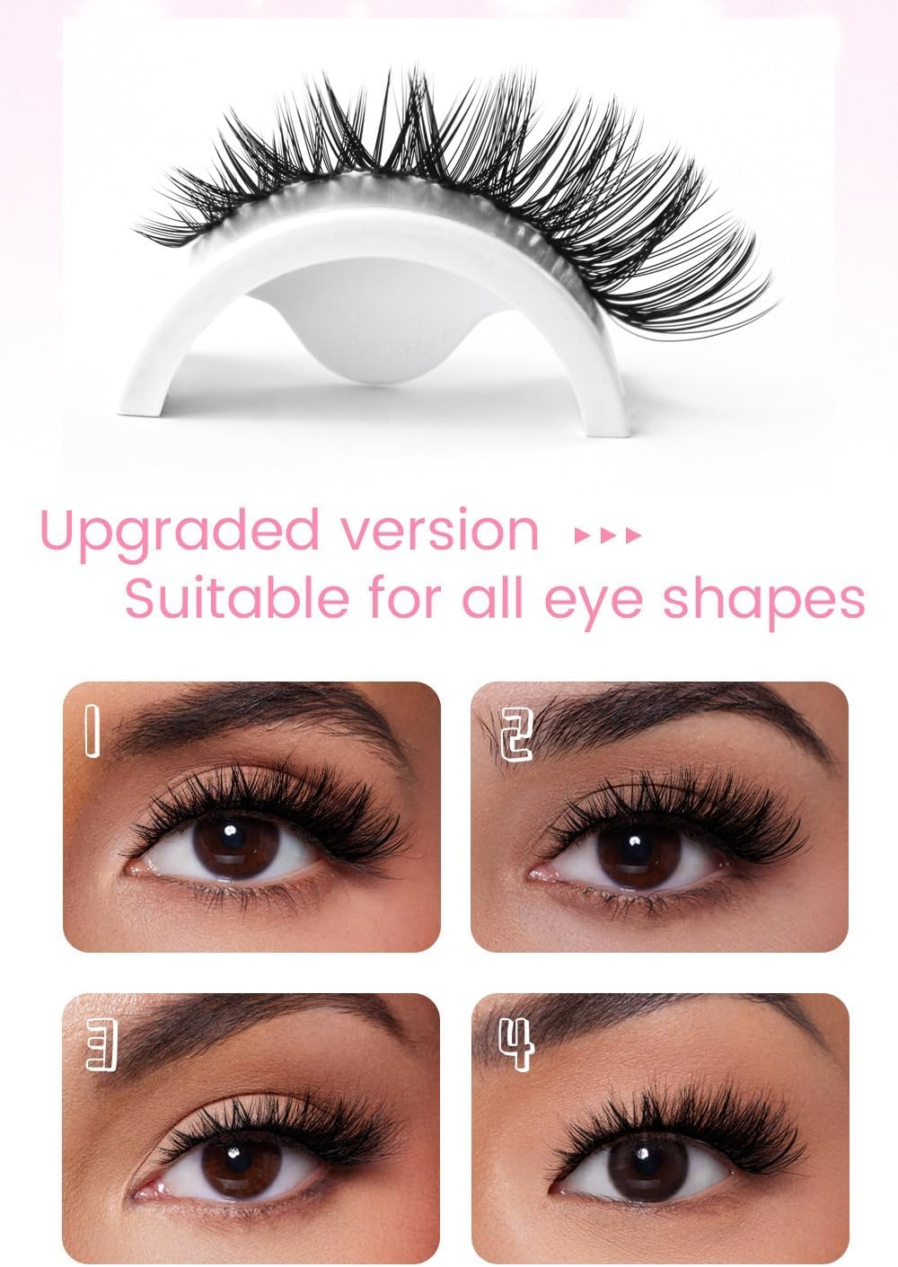 Cluster Lashes Lash Extension D Curl 50D 216Pcs Lash Clusters Individual Lashes Soft DIY Eyelash Extensions Mixed Tray Eyelash Clusters Easy Diy Lash Natural Look (50D-0.07D,8-16Mm) image number 3