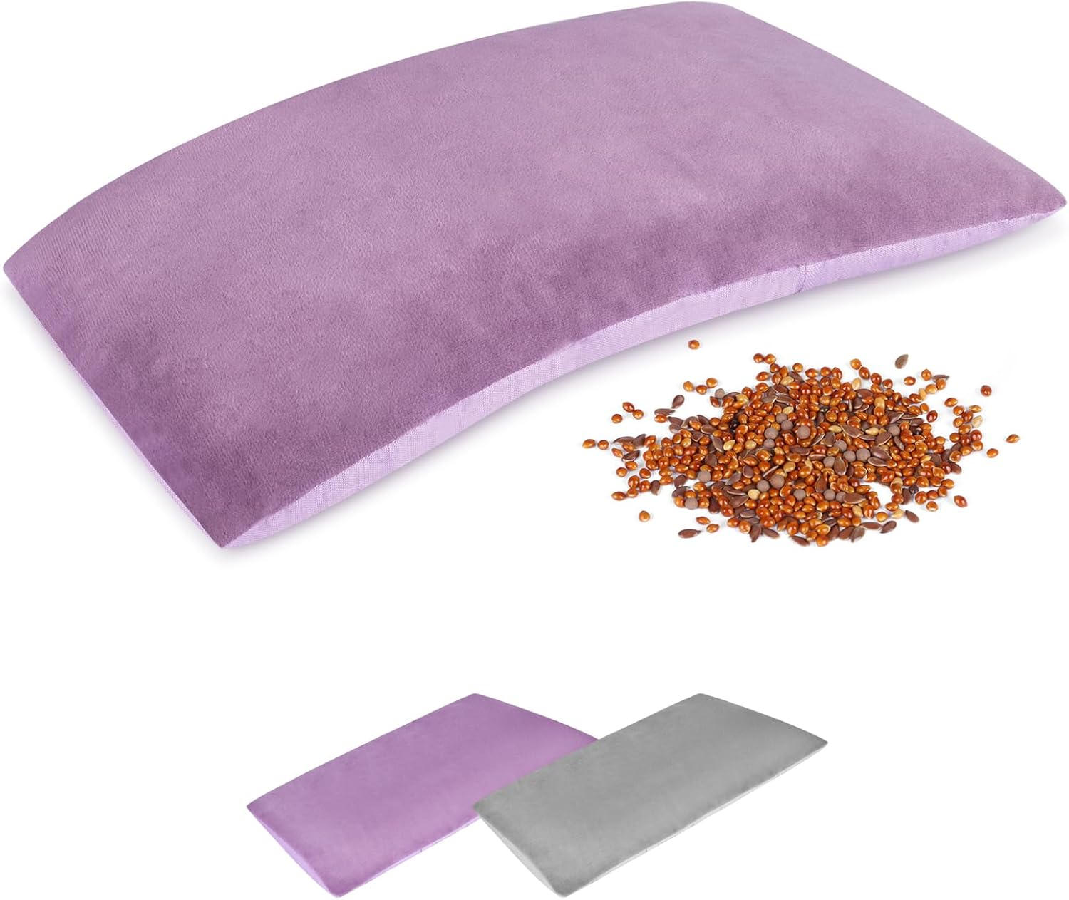 Suzzipad Heating Pad Microwavable for Pain Relief with Washable Cover, 7 X12" Reusable Heat Pad for Shoulder, Belly, Elbow, Knee, Moist Heat Pack for Period Cramps, Arthritis, Joint Pain, Sore Muscle image number 6