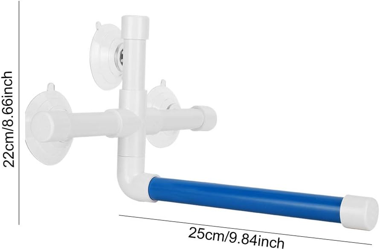 Pet Bath Perches Standing Platform Bird Shower Perches Plastic Pipe Stand Toy for Macaw Cockatoo African Greys Budgies Parakeet image number 1