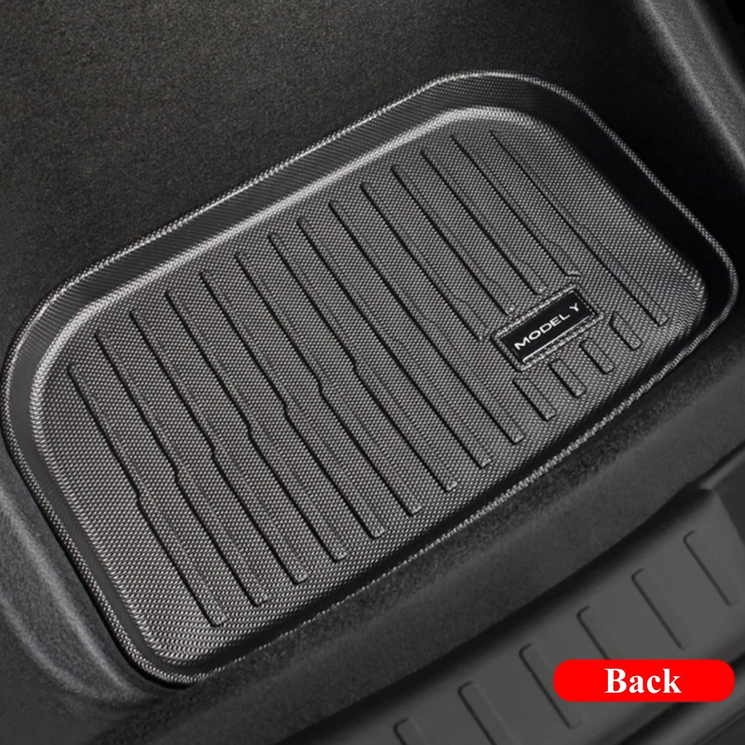 Yotsuba for Tesla Model Y Cargo Mat Front Rear Trunk Toolbox Tray Mat Set Well Storage, for Tesla Model Y 2020-2025 April (Not for Juniper) image number 4