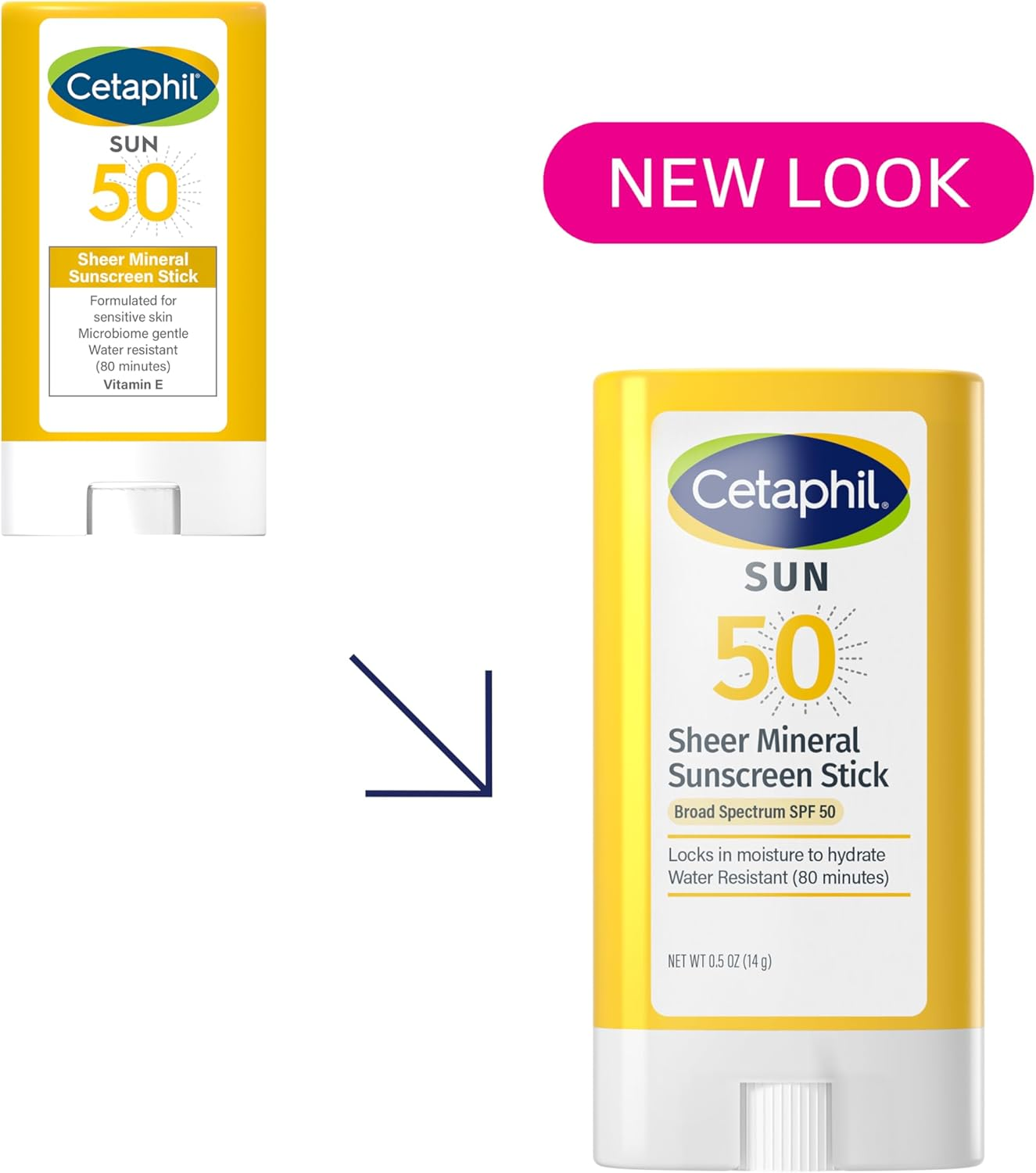 Cetaphil Sheer Mineral Sunscreen Stick for Face & Body, 0.5Oz, 100% UVA/UVB Mineral Sunscreen: Zinc Oxide & Titanium Dioxide, Broad Spectrum SPF 50, for Sensitive Skin image number 4