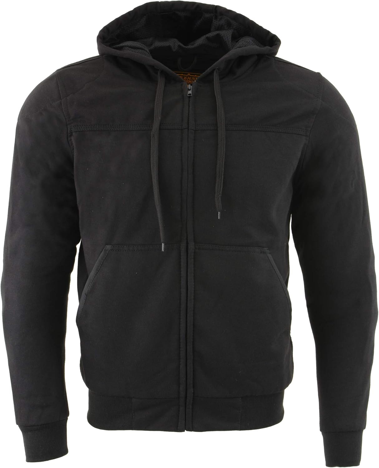 Milwaukee Leather MPM1788 Men'S Black CE Approved Armored Riding Hoodie with Aramid by Dupont Fibers - X-Large image number 6