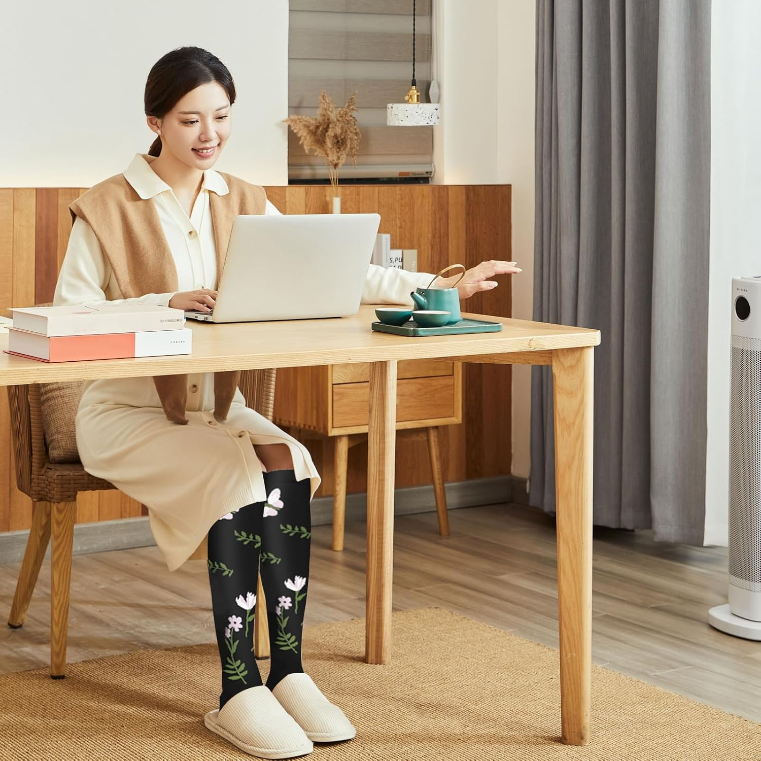 ZANZER Compression Socks for Women & Men Circulation(6 Pairs)-Graduated Supports Socks for Running, Athletic Sports image number 5