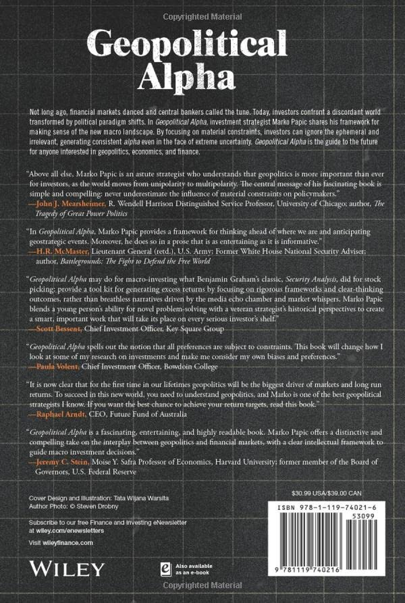 Geopolitical Alpha: an Investment Framework for Predicting the Future