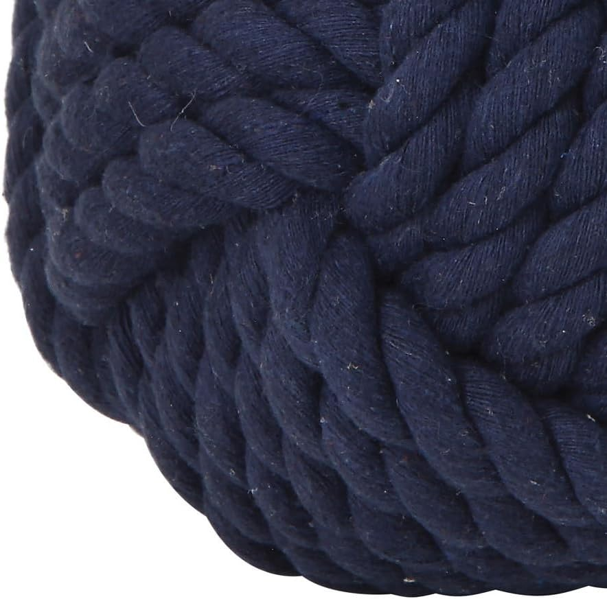 Blue Rope Knot Cotton Door Stop